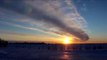 Stunning Timelapse Shows Sun Setting in Winnipeg