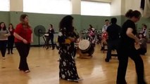 Japanese traditional dancing