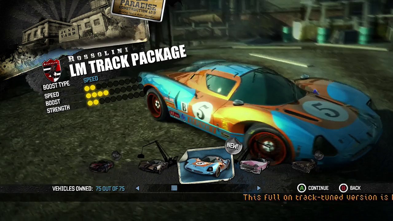 All Paradise Cars | Burnout Paradise