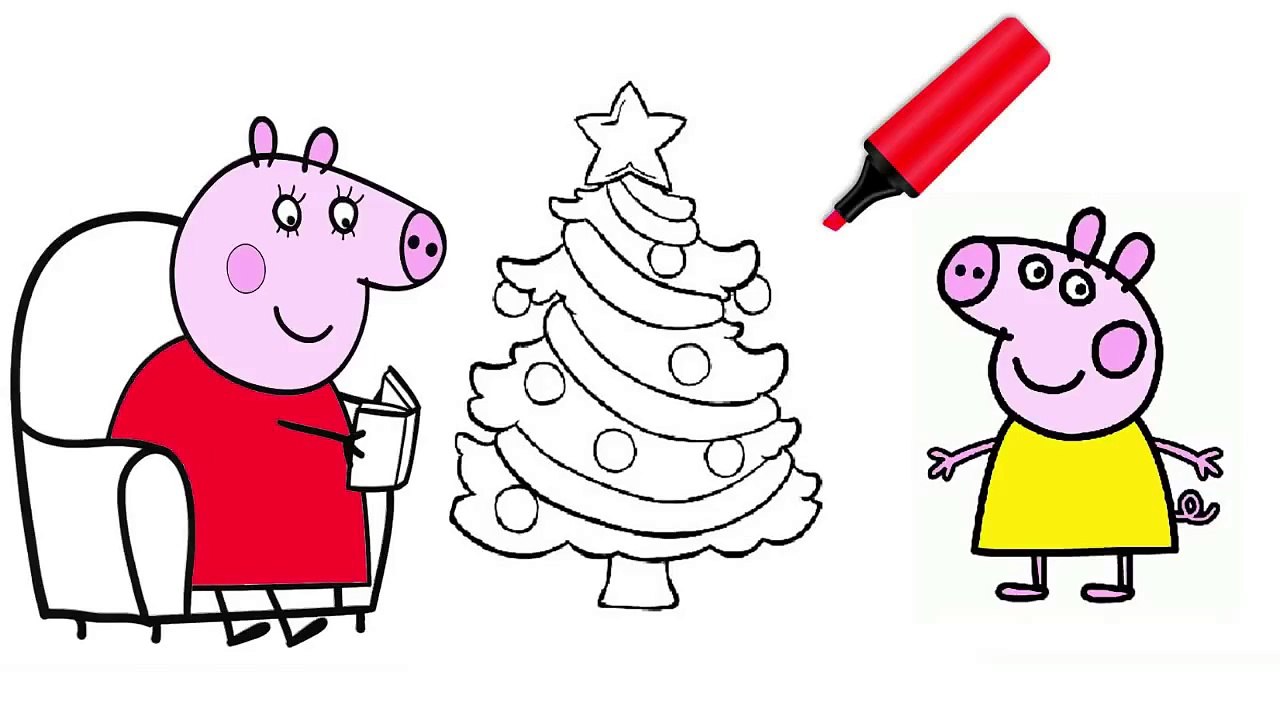 Свинка Пеппа - #раскраска_4 Peppa Pig