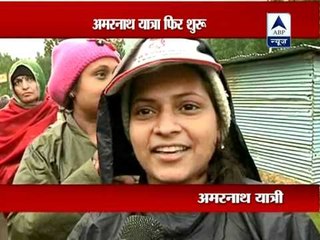 Amarnath yatra begins again