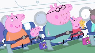 Peppa Pig Cartoon ||  Flying On Holiday clip