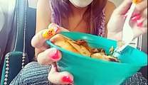 Asmr mukbang eating whisper Seafood Paella