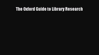 [Read] The Oxford Guide to Library Research ebook textbooks