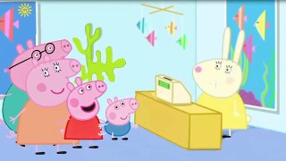 Peppa pig an` George Crying because Shark attack # Funny Story Family Peppa Pig Sharks