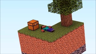A Skyblock [Blender Minecraft Animation]
