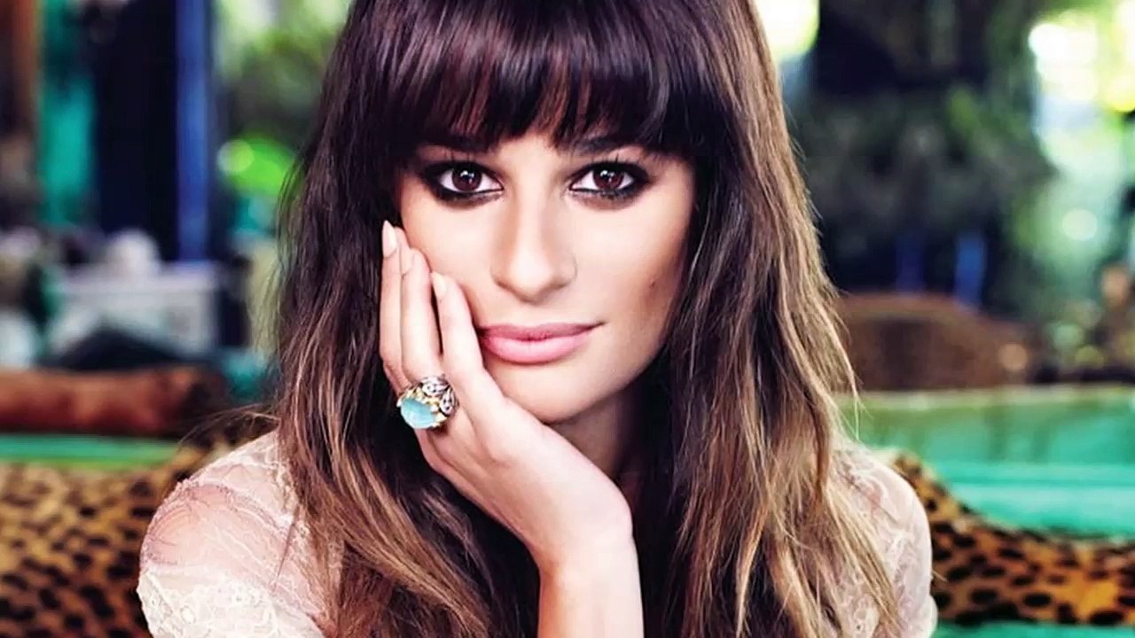 Lea Michele Topless Yoga On Beach In Malibu