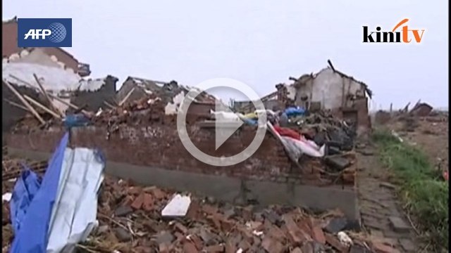 Taufan landa China, 78 terbunuh