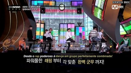 Seventeen nos bastidores do MAMA 2015