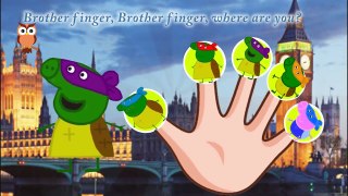 Funny Peppa Pig Ninjja 5 Family Finger Rhymes / Peppa Pig Ninja Rhymes Finger 5 familiares