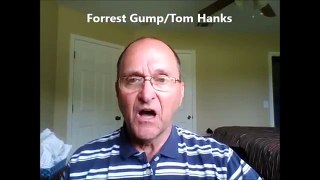 Impersonation of Forrest Gump(Tom Hanks) playing Dirty Harry