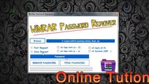 Winrar Password Remover v2.0 With Serial Key 2017.