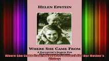 READ book  Where She Came From A Daughters Search For Her Mothers History Full Free