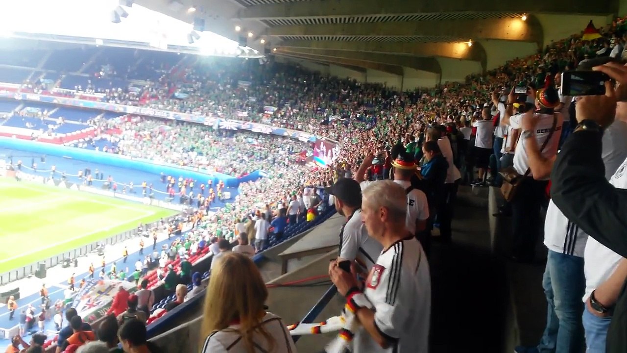 Will Grigg's on Fire (Northern Ireland Fans after Germany - Northern Ireland)