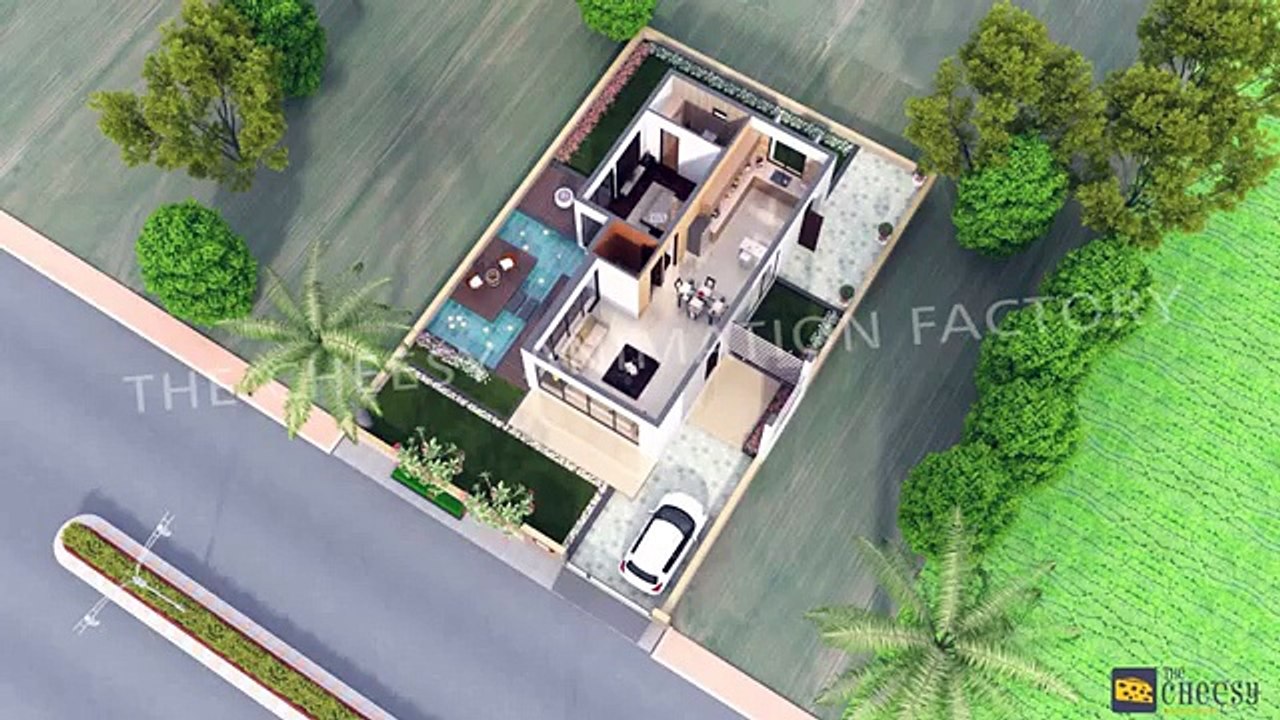 3D Floor plan Home - Hotel - Villa - Hotel Rendering