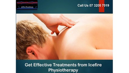 Get Effective Treatments from Icefire Physiotherapy