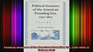 READ book  Political Sermons of the American Founding Era 17301805 2 Volume Set Full EBook