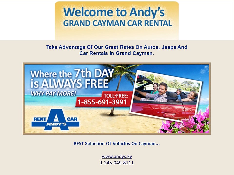 How to Benefit from a Car Rental Service in the Cayman Islands.