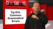 2 Minute Approval Tips: #19 Common Grammatical Errors