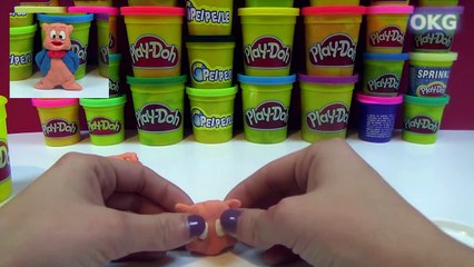 Play Doh Baby Daffy vs Porky Pig Making Baby Play Dough Video