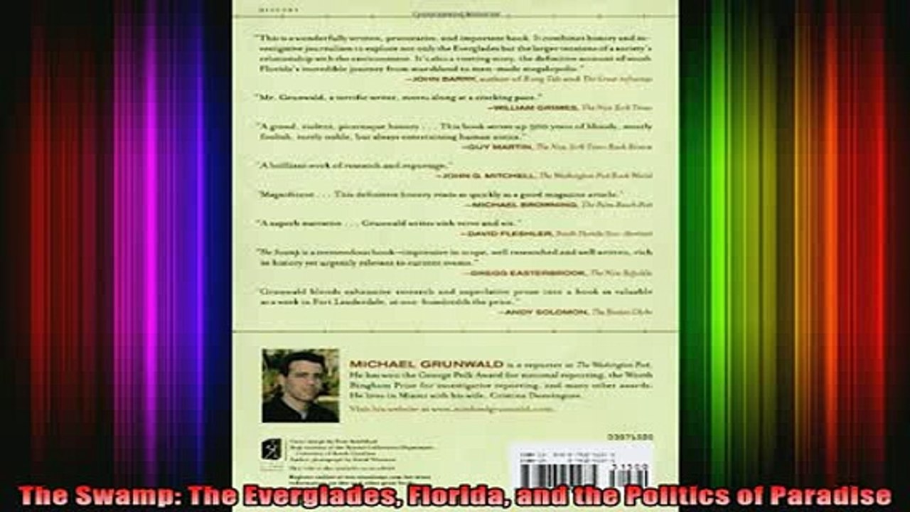 READ book  The Swamp The Everglades Florida and the Politics of Paradise Full EBook