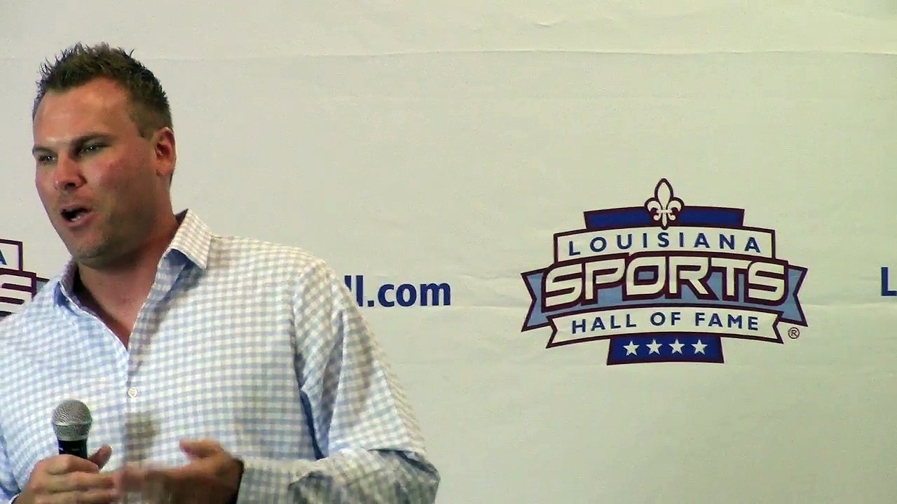 Ben Sheets at LSHOF Press Conference - June 23, 2016