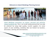 Wedding Packages from Distinguished Cayman Wedding Planners.
