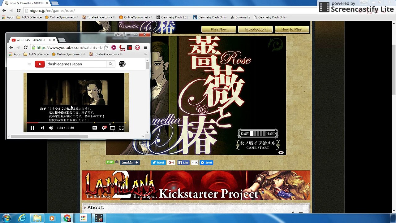 SHE GOT SLAPPED THE F#%K UP!! Flash Fridayz!!-Rose Camellia(Japanese Flash Games)
