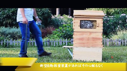 自動ハチミツ採取巣箱