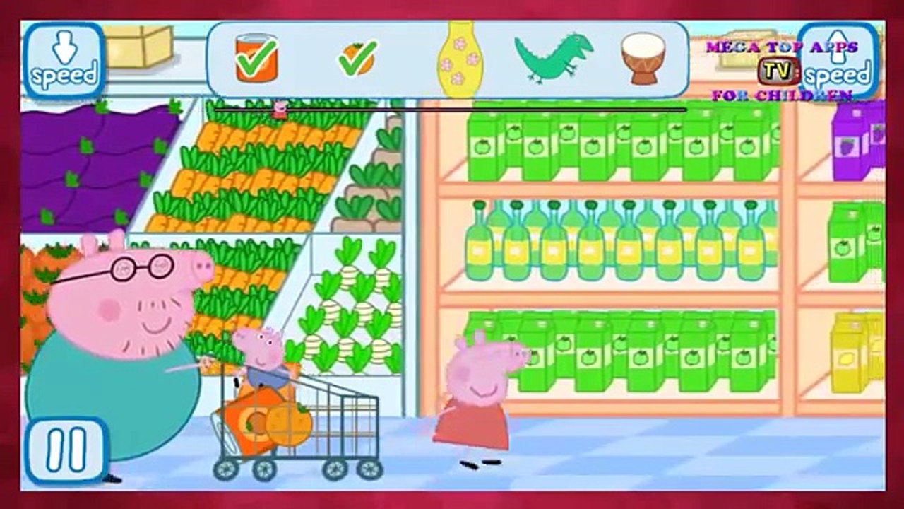 peppa pig en francais au supermarché jeu 2016