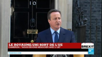 Brexit : Le premier ministre David Cameron annonce son intention de démissionner