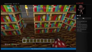 sackboybrandon's Live PS4 Broadcast minecraft ps4 battle mode hunger games pt22