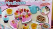 Toy birthday fruit cake cupcakes cookies tea party playset velcro cutting food 1
