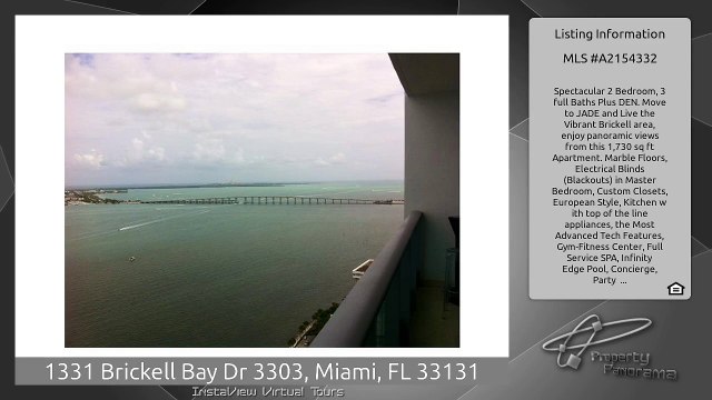1331 Brickell Bay Dr 3303, Miami, FL 33131