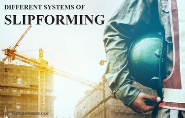 The different techniques used for slipforming