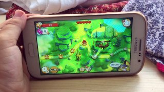 Playing angry birds 2 level 5