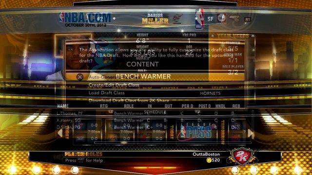 NBA 2K13 Association Mode: Livestream New Orleans Pelicans - Introduction, Few Moves [EP1]