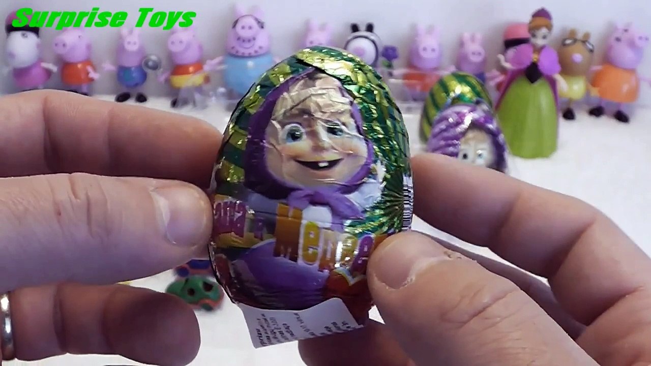 Маша и Медведь, Masha i Medved, Frozen, Disney, Peppa Pig,  Frozen Toys, Peppa Pig Toys, 12