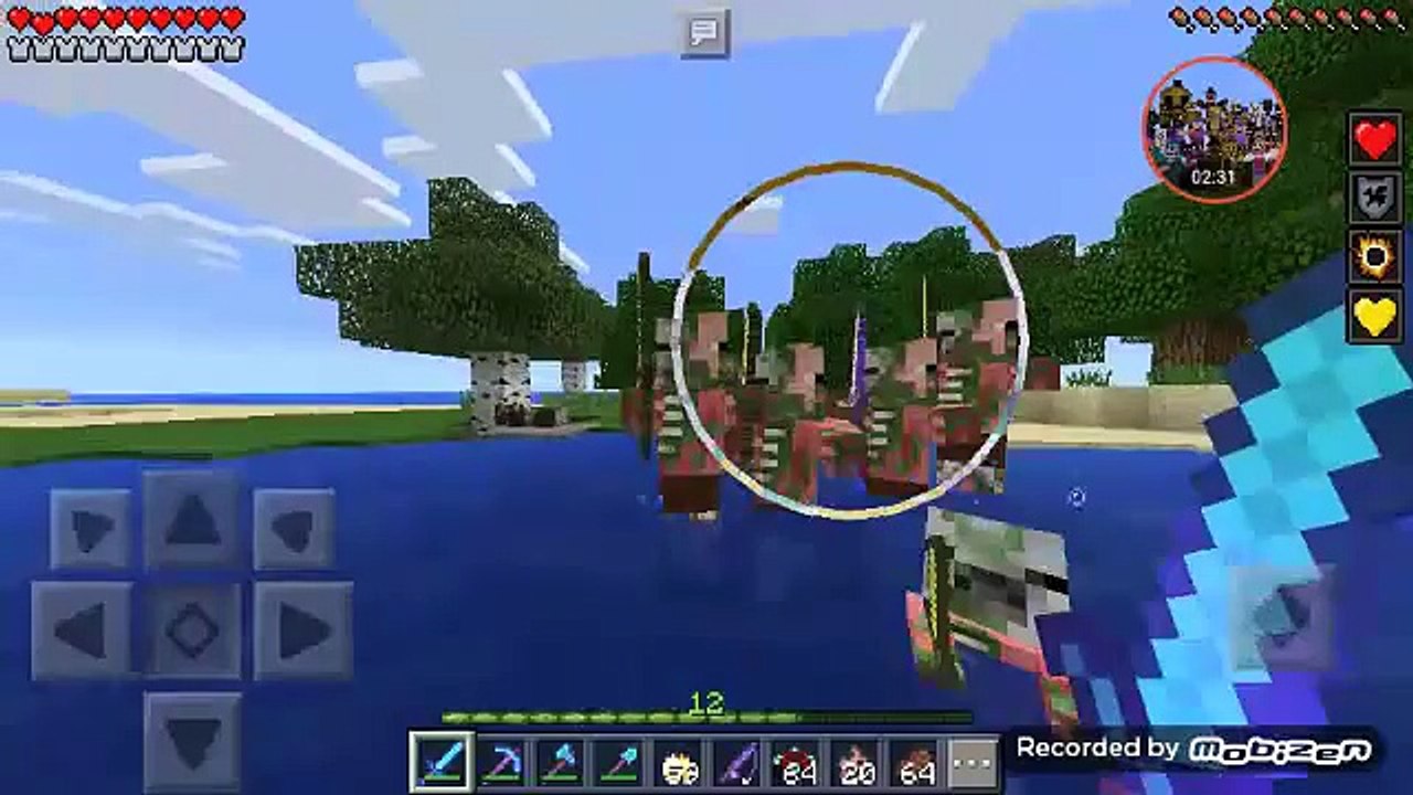 Minecraft Pe Challenge Pigman vs Enchanted Player