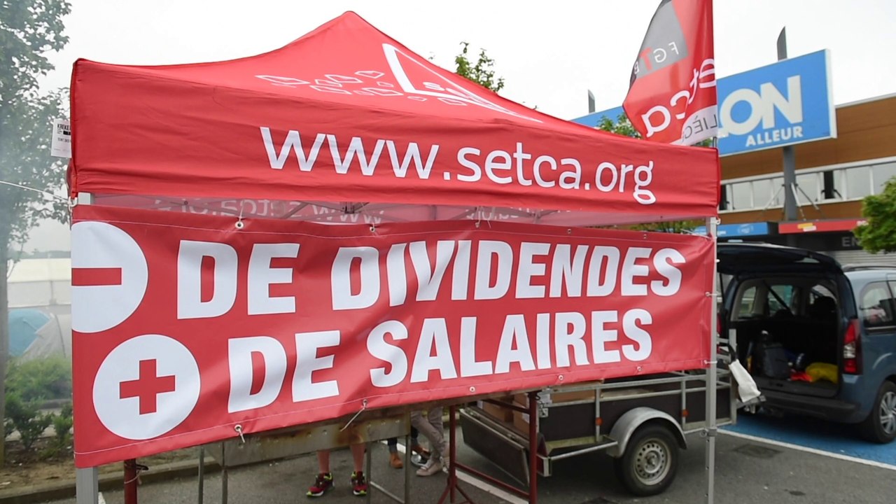 Grèves à Liège : Ikea et decathlon paralysés. Ecoles et transports perturbés.