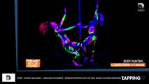 TPMP : Enora Malagré - Caroline Ithurbide : Démonstration sexy de pole dance en bodypainting (Vidéo)