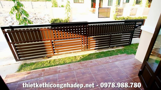 Thiết kế thi công biệt thự vườn 1 tầng mái thái giá rẻ