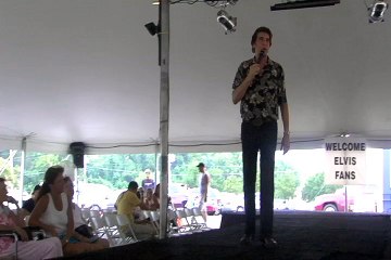 Gary Abbott sings 'Joshua Fit The Battle' Elvis Week 2010