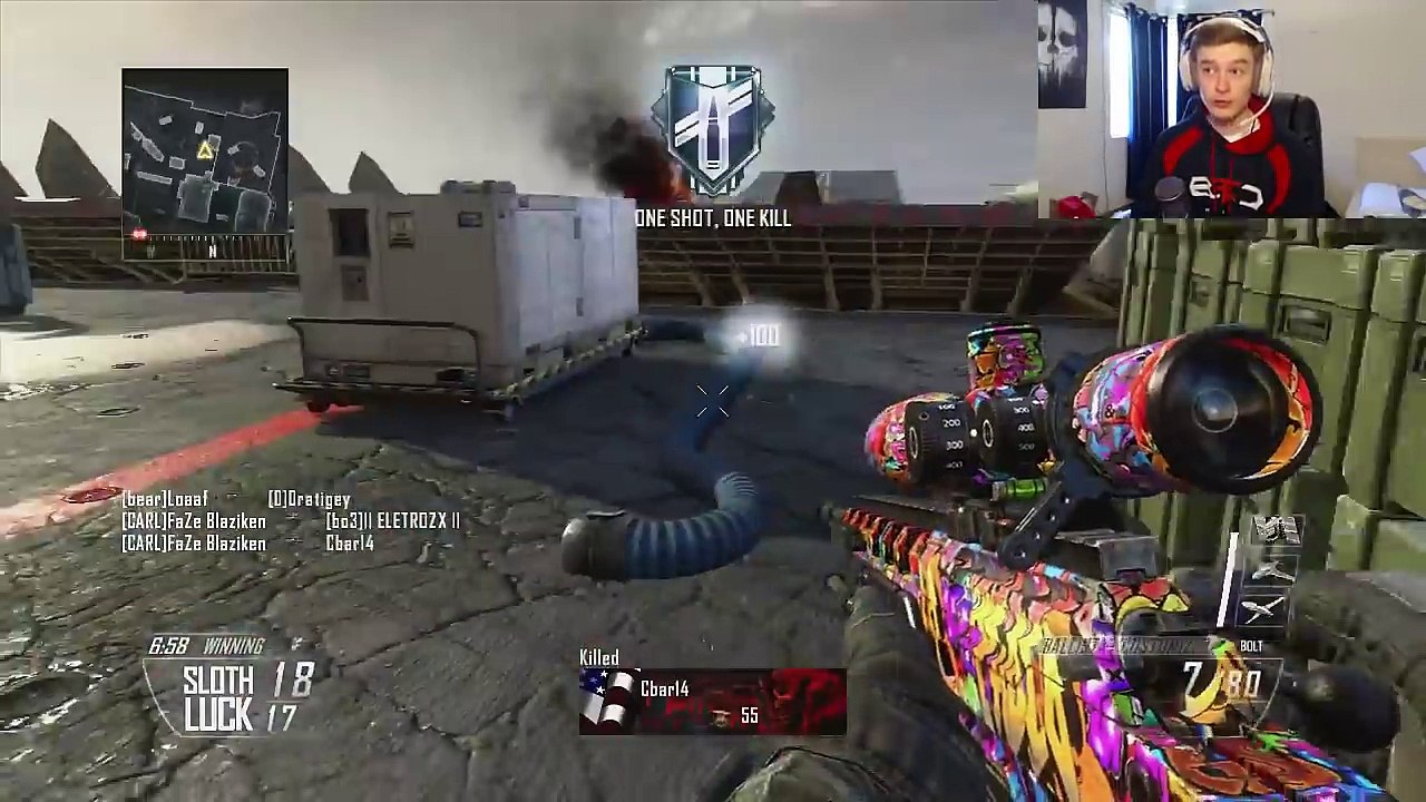 TROLLING A FAN WITH AIMBOT!!