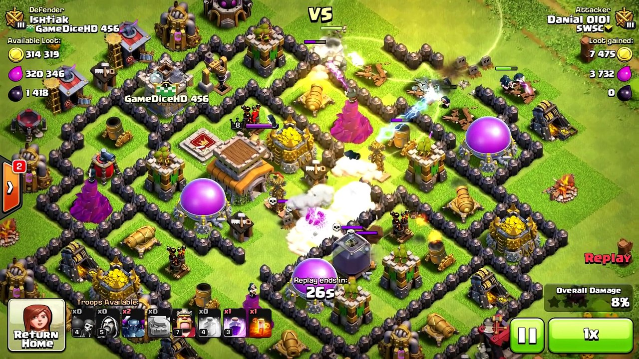 Clash of Clans  Black Hole TROLL BASE  + 600 Cups Won in 3 days COC Funny Moments Defense Replays