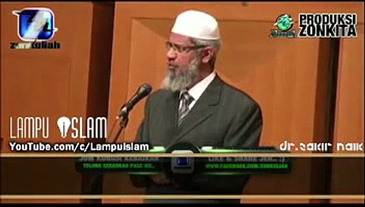 Dr. Zakir Naik - Pembuktian Al-Qur'an Benar Kepada Atheis