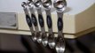 Stainless-Steel Magnetic Measuring Spoons; mini measuring spoons, small measuring spoons