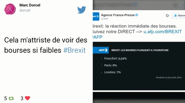 Revue de tweets : les internautes sont inquiets suite au Brexit
