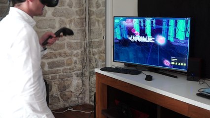 Réalité virtuelle : test des jeux du Lab sur HTC Vive chez Smart VR
