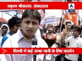 BJP workers protest water shortage in Delhi